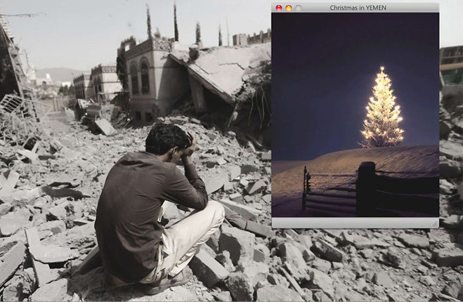 Natale in Yemen immagini Igor Dobrowolski Berlino