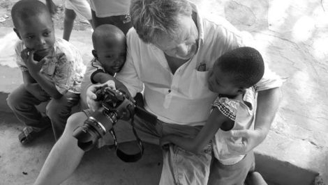 Sebastiano Fezza cinereporter Rai bambini africani