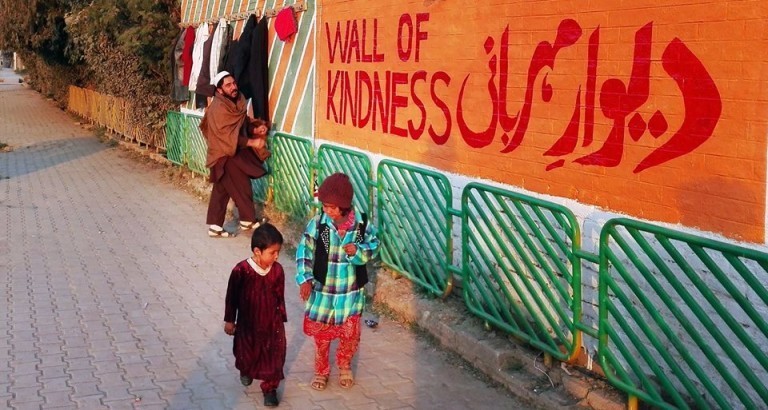 Wall of kindness, il Muro della Gentilezza Deewar e Mehrbani
