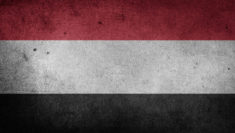 bandiera Yemen guerra bambini