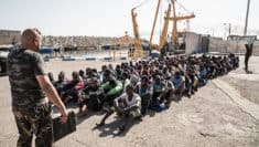 Migranti incarcerati in Libia foto Amnesty International