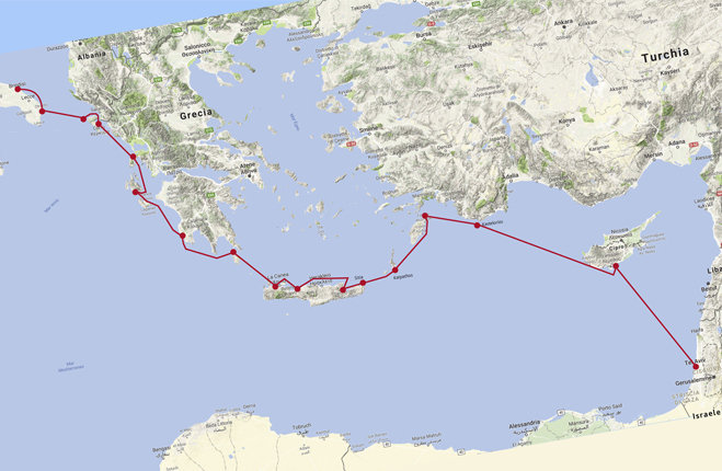 Vele Aperte veleggiata dalla Puglia a Israele, da Brindisi a Gerusalemme, Alfonso Casale