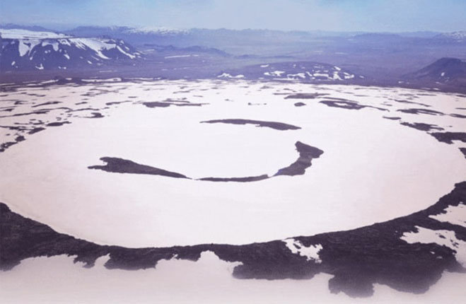 Okjokull ghiacciaio morto Islanda, foto Dominic Boyer e Cymene Howe