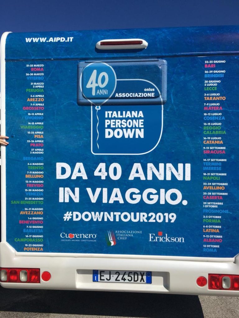 Giornata nazionale persone con sindrome di Down: AIPD festeggia i 5mila chilometri del DownTour