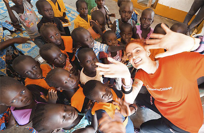 LaSabri, Sabrina Cereseto in Uganda con Save The Children