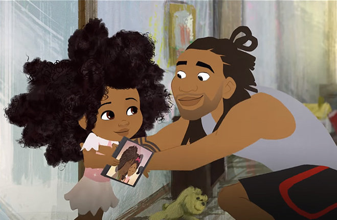 Hair Love cortometraggio candidato all'oscar come Miglior cortometraggio animato