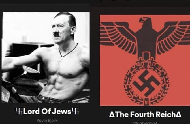 playlist Spotify nazismo