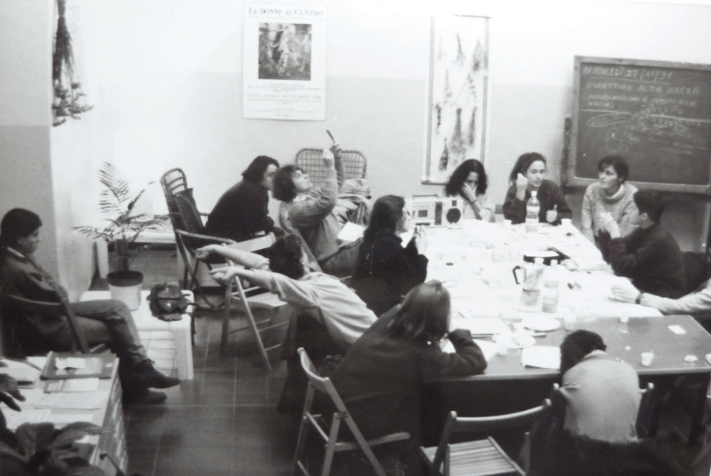 1990, Bologna: riunione preparatoria alla Prima Settimana Lesbica