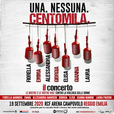 Una. Nessuna. Centomila concerto a favore delle donne vittime di violenza 19 settembre 2020, RCF Arena, Campovolo, Reggio Emilia
