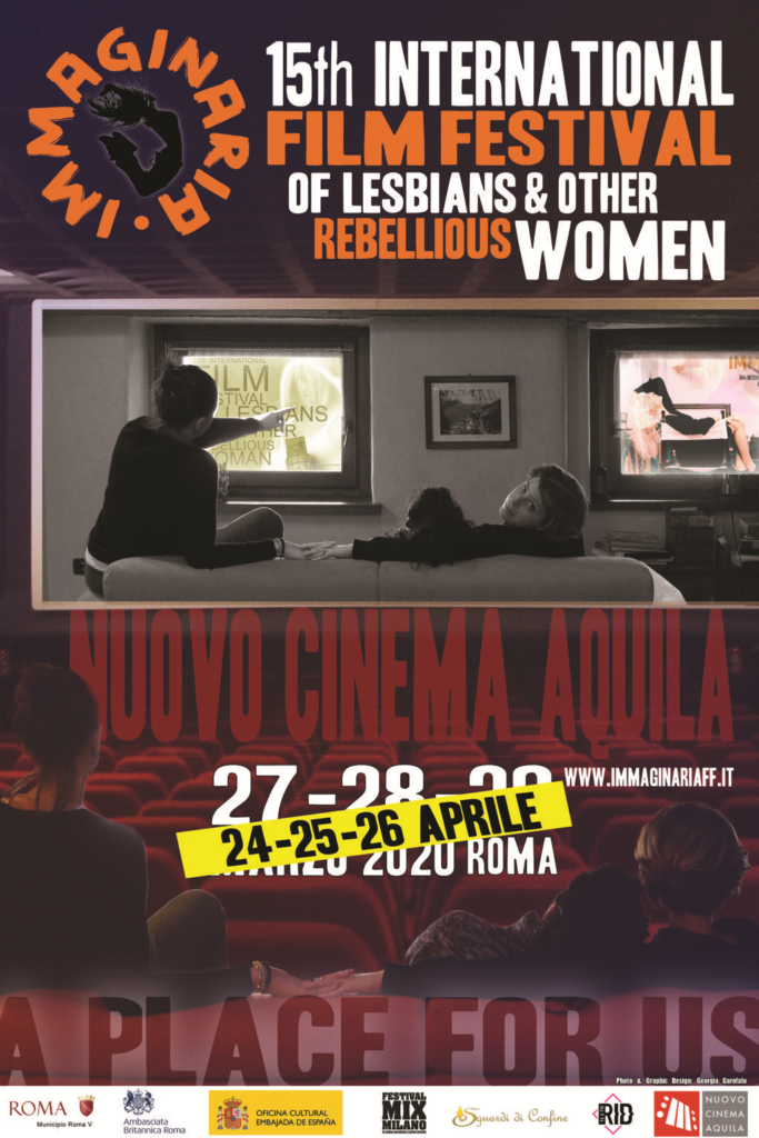 Locandina Immaginaria Film Festival Roma 2020 aprile Cinema Aquila