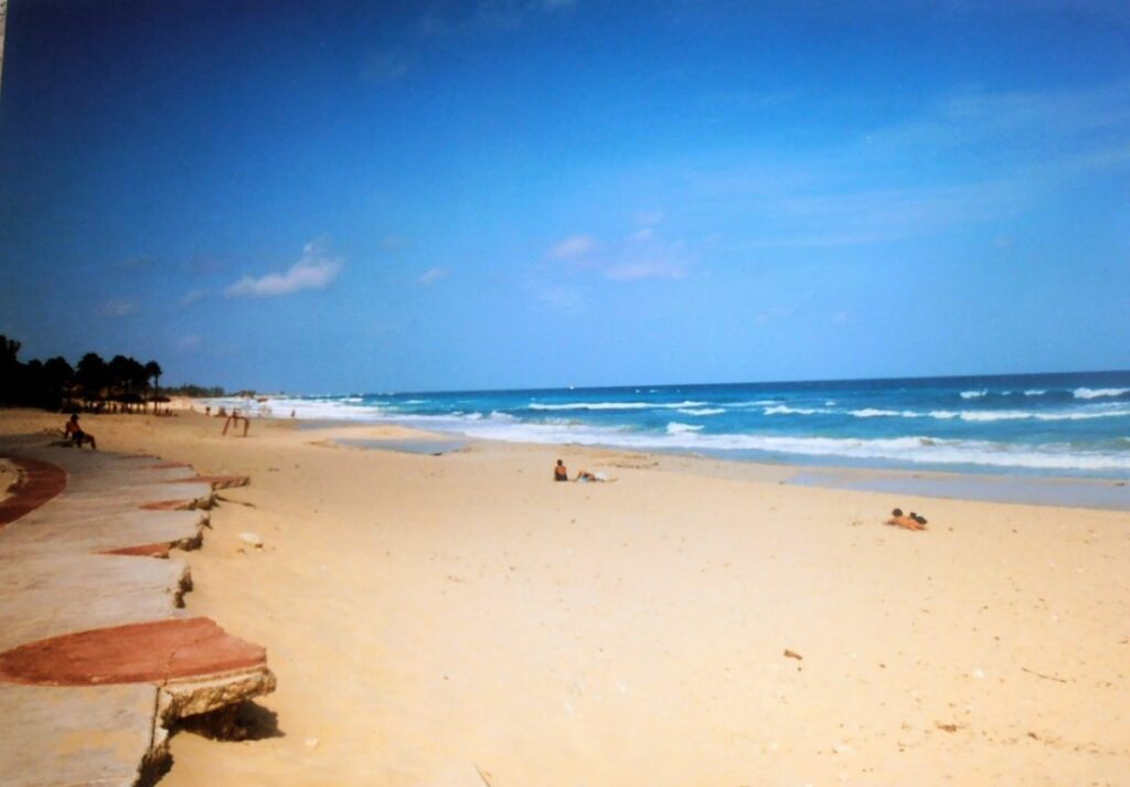 Una spiaggia di Playa del Este, Cuba